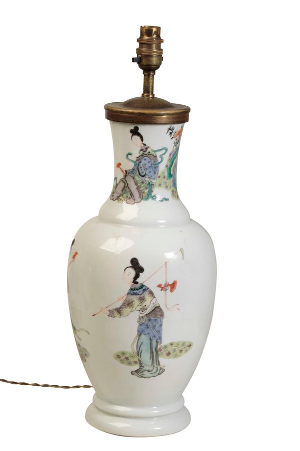 LARGE FAMILLE ROSE VASE, GUANGXU PERIOD