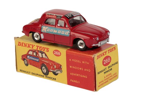 DINKY TOYS RENAULT DAUPHINE MINICAB (268)