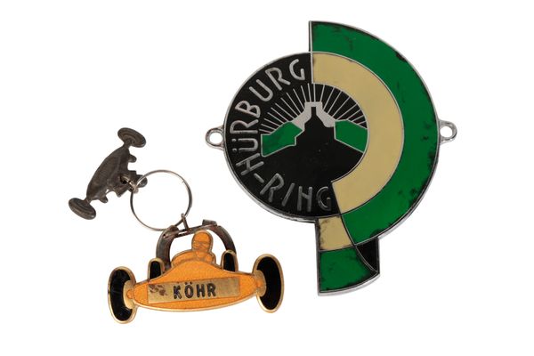 NURBURGRING SOUVENIR CAR BADGE c1960s