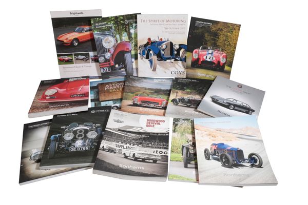 AUCTION CATALOGUES – A QUANTITY OF MOTORING AUCTIONS SALES CATALOGUES 1990s-20s