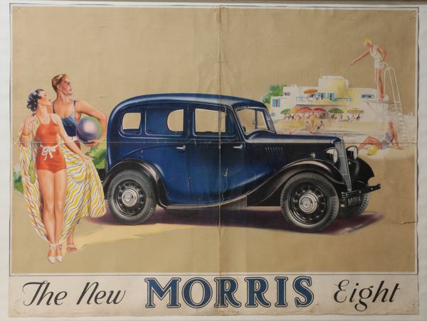 “THE NEW MORRIS EIGHT” – original poster c1935