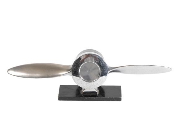 PROPELLER PAPERWEIGHT DESKPIECE c1930s