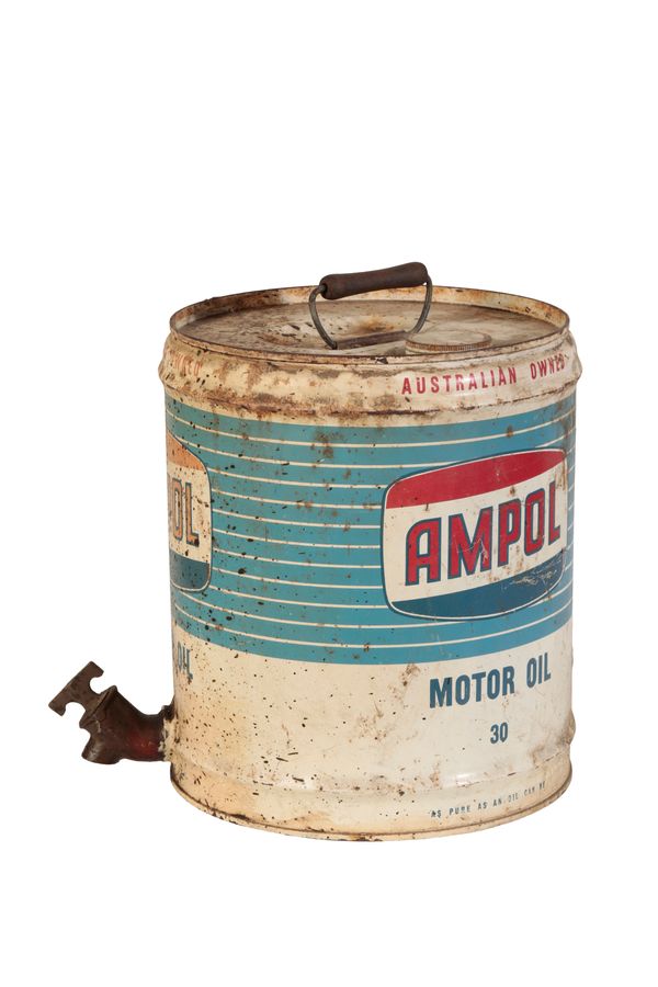 AMPOL MOTOR OIL FOUR GALLON CAN