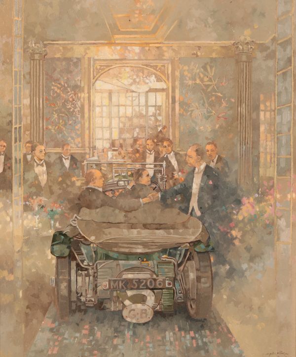 PETER MILLER (1939-2014) 'Bentley in the Ballroom - Savoy 1927',
