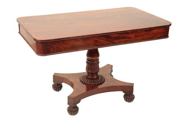 A GEORGE IV MAHOGANY SOFA TABLE,