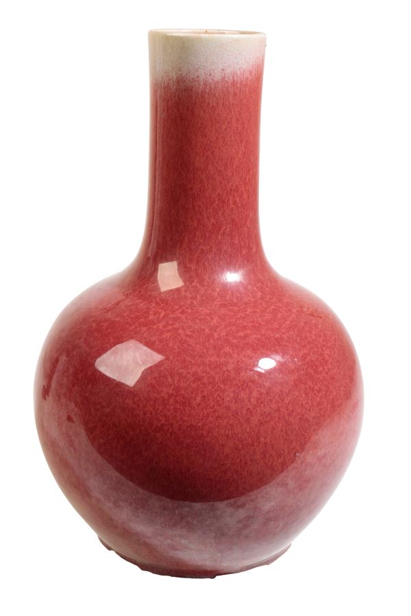 FLAMBE GLAZE VASE, LATE QING DYNASTY