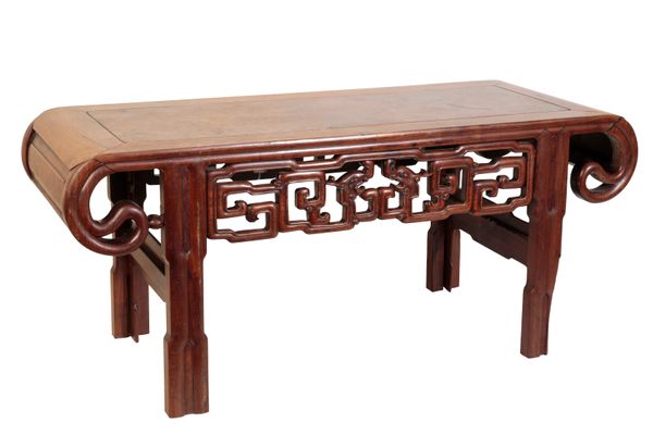 HONGMU AND BURRWOOD LOW TABLE, QING DYNASTY, 19TH CENTURY