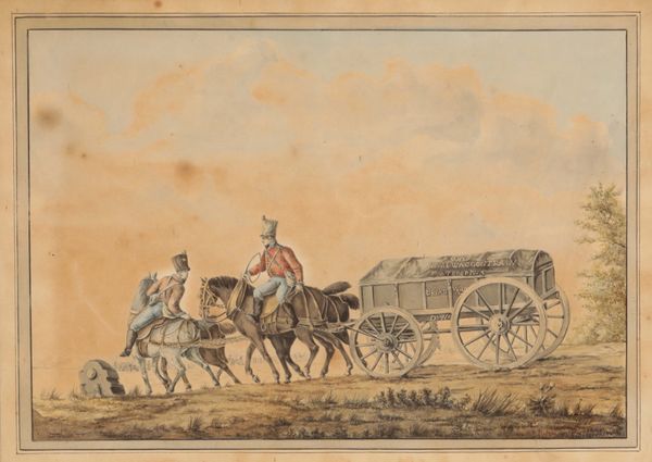 DUTCH SCHOOL, 19TH CENTURY 'Royal Waggon Train'