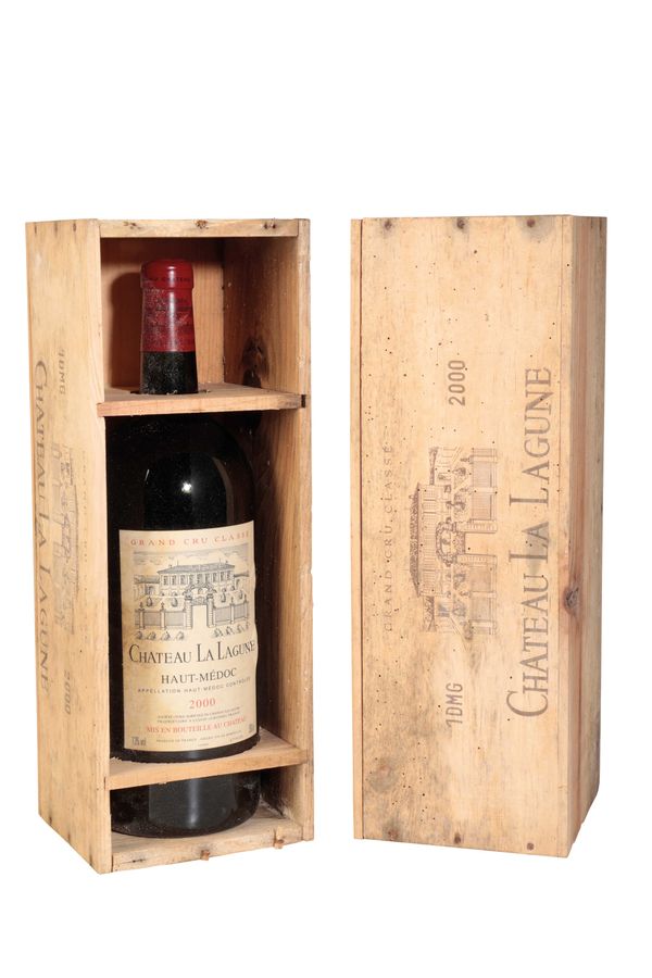 TWO DOUBLE MAGNUMS OF CHATEAU LA LAGUNE, 2000