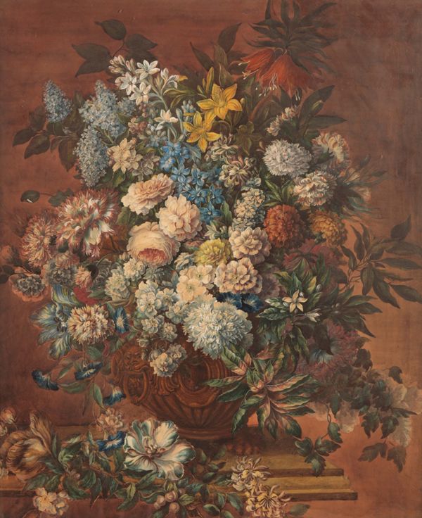 MARY MOSER (1744-1819) 'Study of flowers in a classical urn'