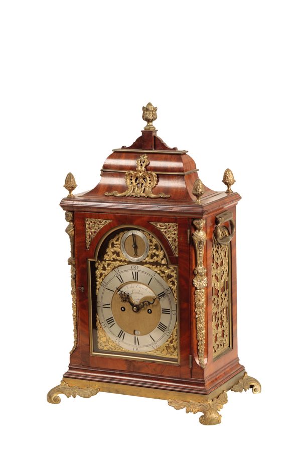 A GEORGE II BRACKET CLOCK