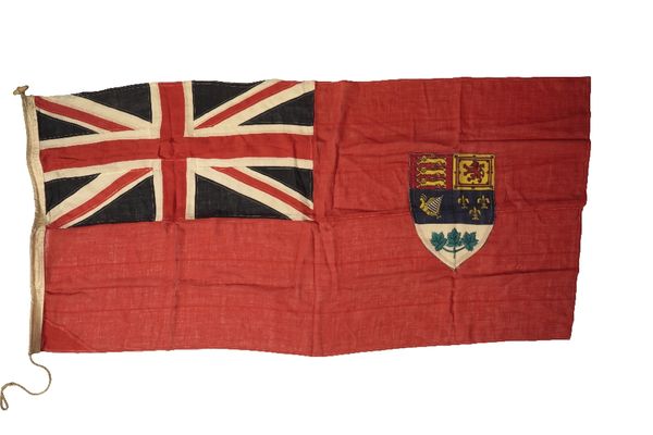 TWO CANADIAN ENSIGNS