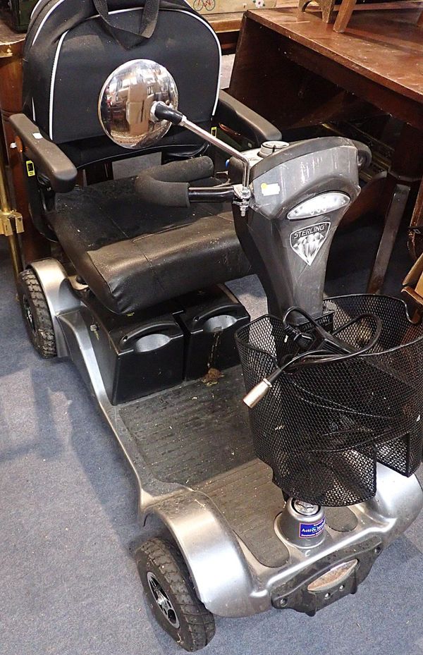 A STERLING SAPPHIRE MOBILITY SCOOTER