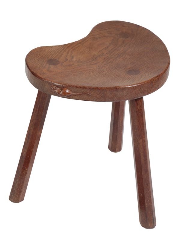 ROBERT THOMPSON OF KILBURN: A 'MOUSEMAN' OAK MILKING STOOL