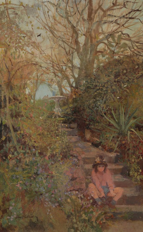 * ANN PATRICK (b. 1937)  'Spring Morning in the Garden'