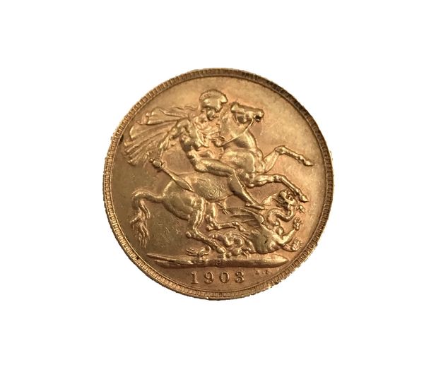 AN EDWARD VII 1903 GOLD SOVEREIGN