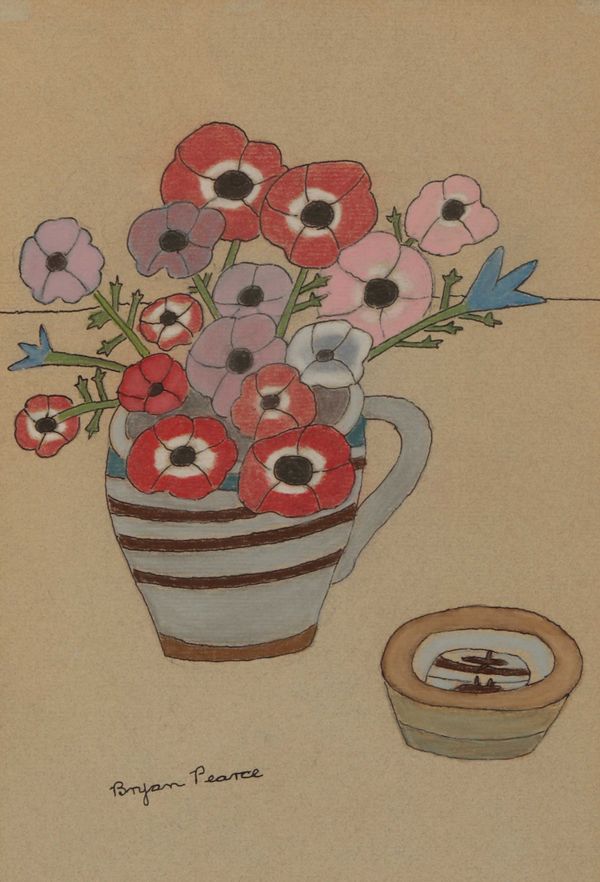 * BRYAN PEARCE (1929-2006) Flowers in a jug