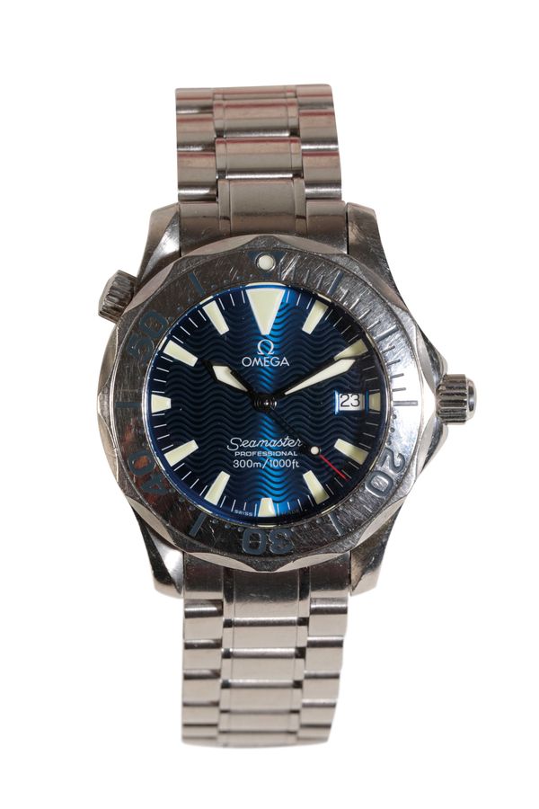 OMEGA SEAMASTER GENTLEMAN'S STAINLESS STEEL BRACELET WATCH