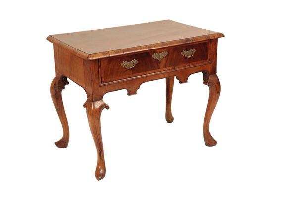 A GEORGE II WALNUT LOWBOY,