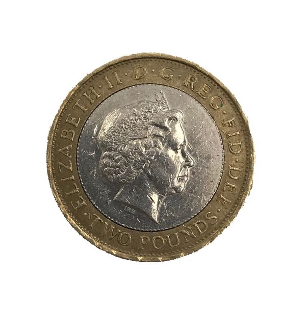 AN ELIZABETH II £2 COIN 2007