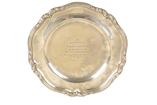 A SILVER TRAY