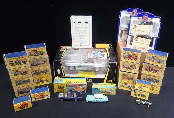COLLECTION OF BOXED CORGI AND MATCHBOX VEHICLES