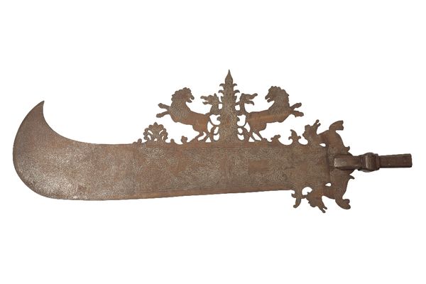 A 17TH CENTURY STYLE VENETIAN PARADE GLAIVE