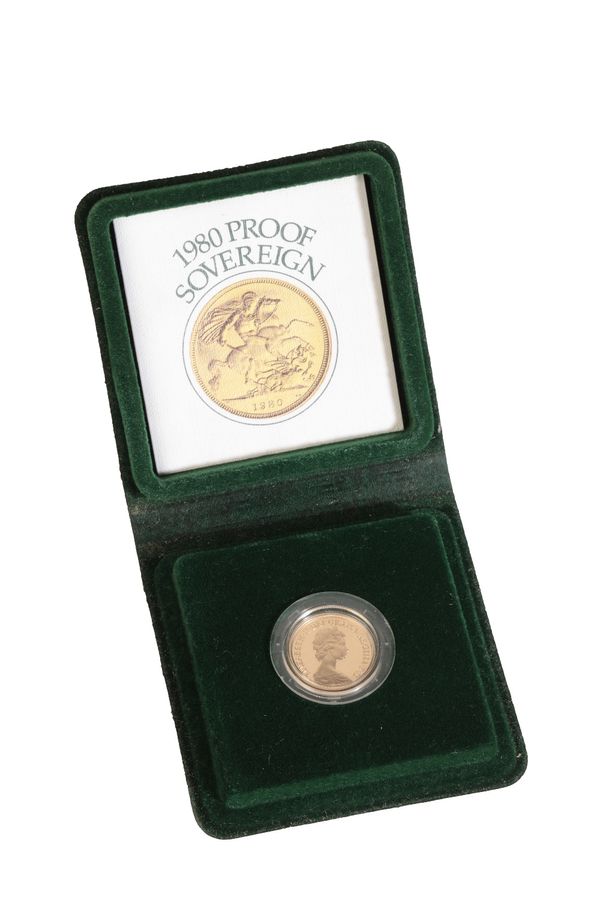 AN ELIZABETH II 1980 GOLD SOVEREIGN