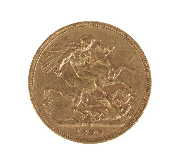 AN 1896 QUEEN VICTORIA GOLD SOVEREIGN