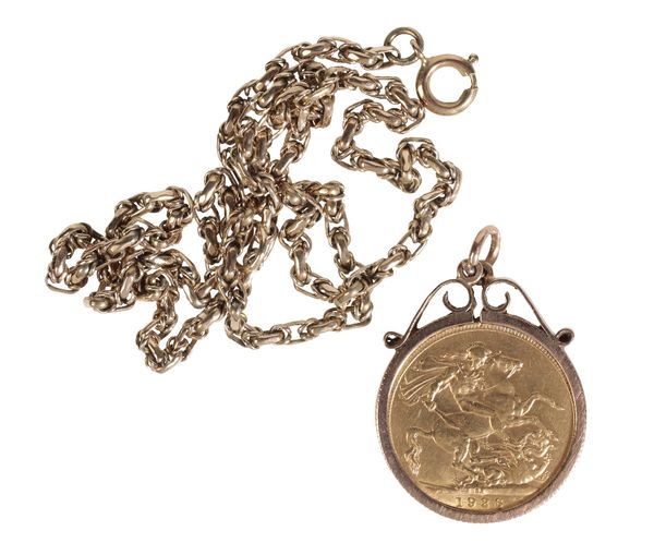 A 1926 GEORGE V GOLD SOVEREIGN PENDANT