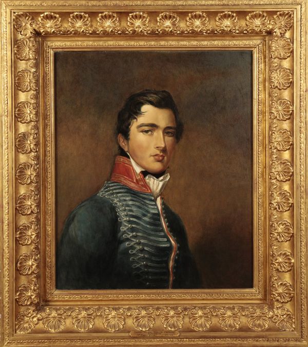 GEORGE ALEXANDER (20th/21st century) A head and shoulders portrait of Captain (later Major) William Hodgson-Cadogan