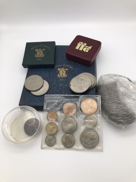 FESTIVAL OF BRITAIN 1951 COIN SET