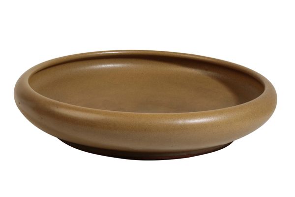 LARGE TEA-DUST GLAZED BOWL, 20TH CENTURY