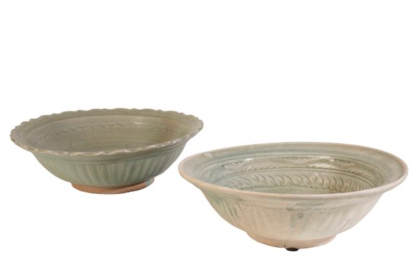 'LONGQUAN' CELADON BARBED BOWL, MING DYNASTY