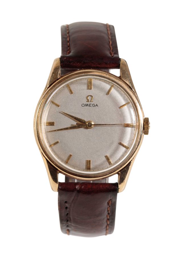 OMEGA 9CT GOLD GENTLEMAN'S WRISTWATCH