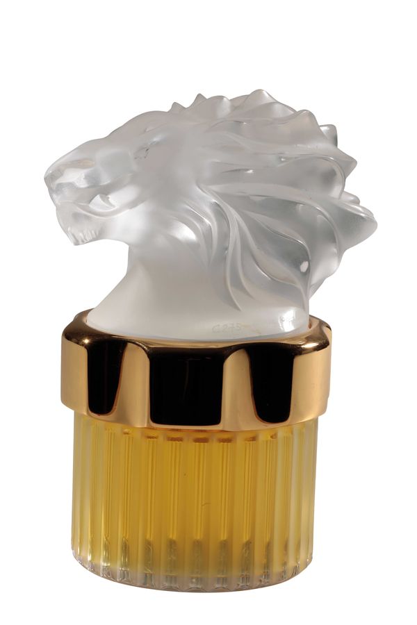 LALIQUE FLACON COLLECTION POUR HOMME 'MASCOT LION'