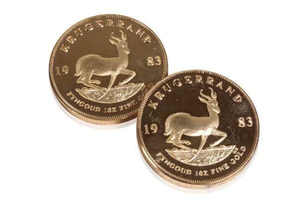 TWO 1983 GOLD KRUGERRAND'S