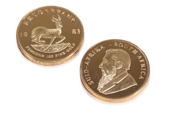 TWO 1983 GOLD KRUGERRAND'S