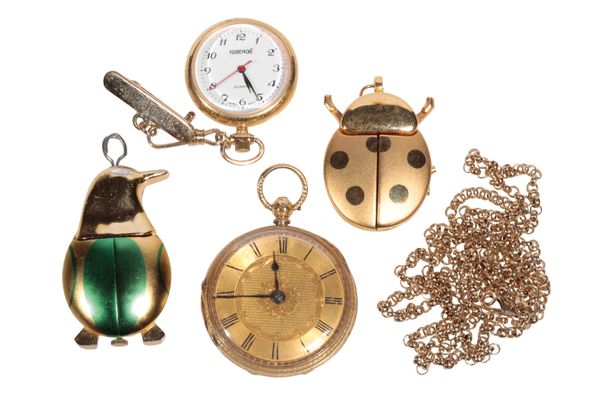 GENTLEMAN'S 18CT GOLD VICTORIAN OPEN FACE POCKET WATCH