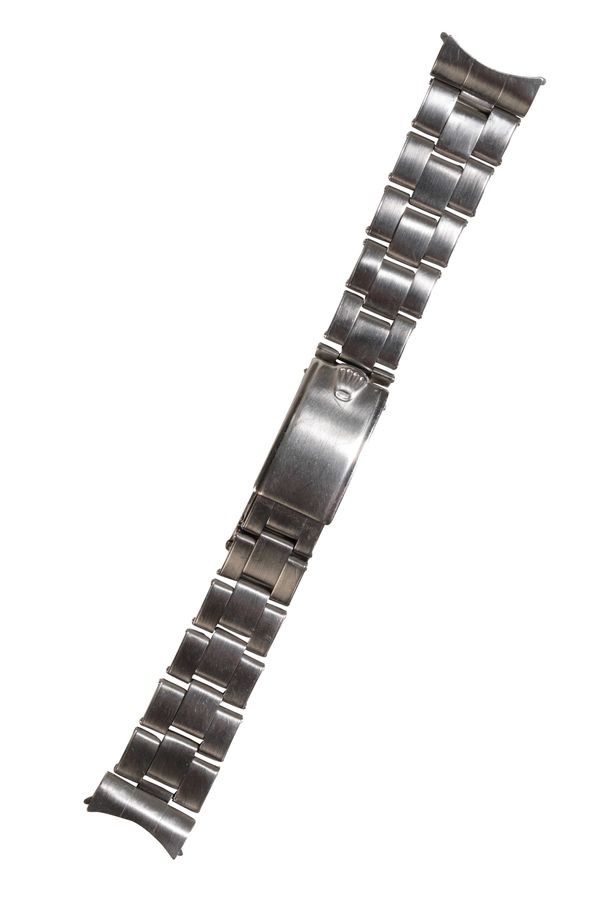 ROLEX STAINLES STEEL RIVET LINK 20mm BRACELET CIRCA 1970'S