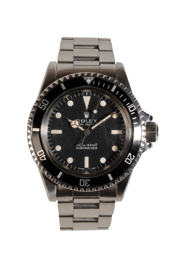 ROLEX SUBMARINER GENTLEMAN'S STAINLESS STEEL BRACELET WATCH