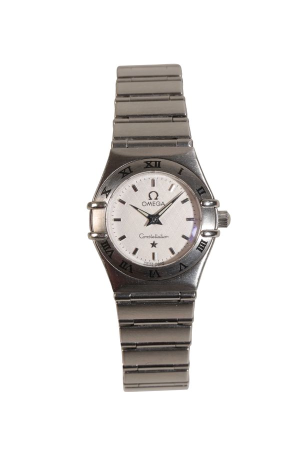 OMEGA CONSTELLATION LADY'S STAINLESS STEEL BRACELET WATCH