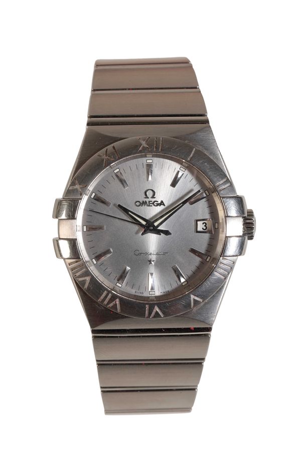 OMEGA CONSTELLATION GENTLEMAN'S STAINLESS STEEL BRACELET WATCH