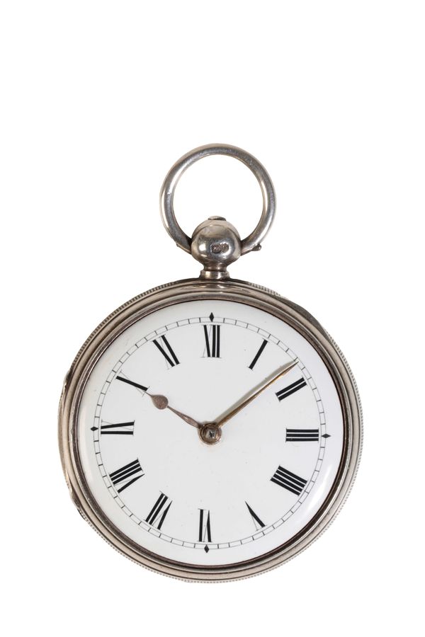 BANKS OF LONDON SILVER CASED POCKET WATCH