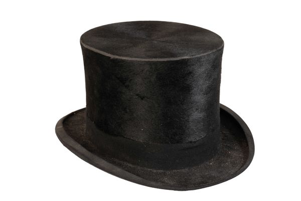 TWO GENTLEMAN'S VINTAGE TOP HATS