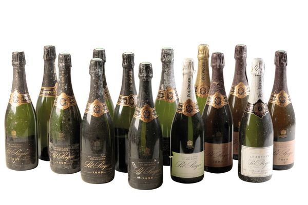 A QUANTITY OF VINTAGE POL ROGER CHAMPAGNE: