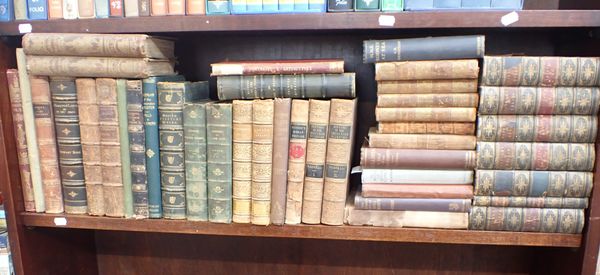 A COLLECTION OF LEATHER-BOUND AND OTHER BOOKS