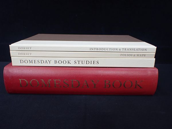 DOMESDAY BOOK - STUDIES; DORSET SECTION AND MAPS