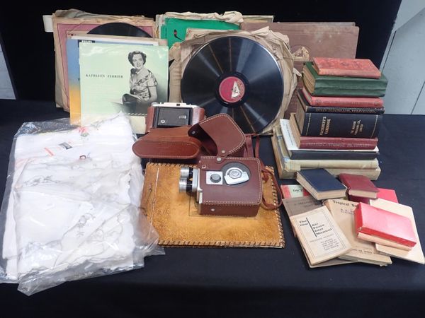 A KODAK CINE CAMERA AND A FRANKA CAMERA