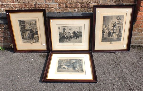 FOUR VICTORIAN PRINTS